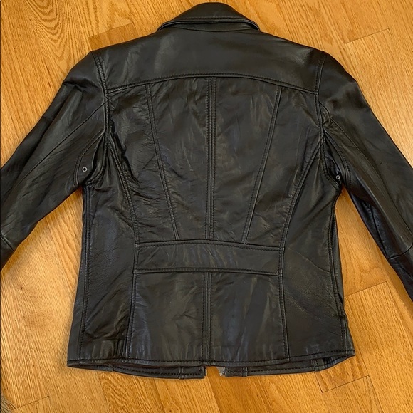 Michael Kors leather jacket. - Picture 3 of 3